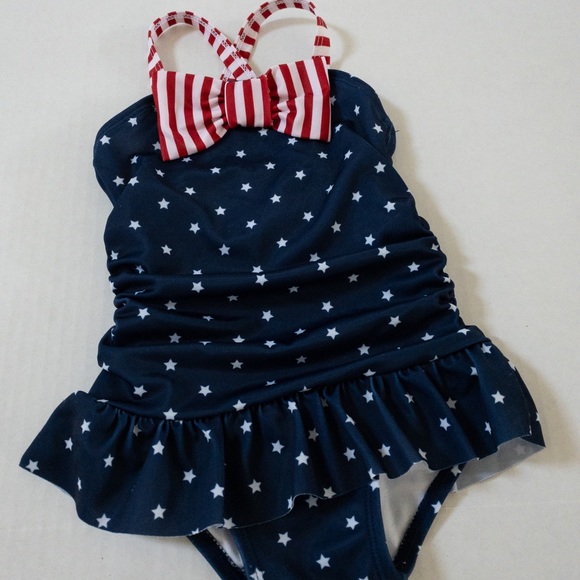 Gymboree Stars and Strips Patriotic Swim Suit - Picture 7 of 9